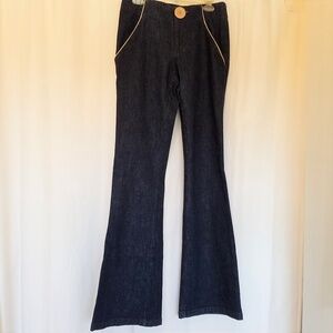 MANOUSH Anthropologie Sailor P Flared Denim Jeans Y2K